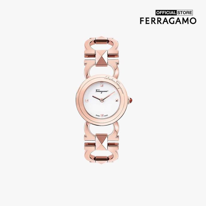Đồng hồ nữ Ferragamo Double Gancini Stud 25mm SFMI00322-0000-57