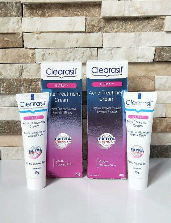 Clearasil Ultra Acne Treatment Cream Extra Strength 20g Lazada Ph 7325