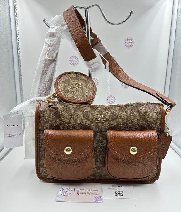 Coach Pennie Crossbody with coin purse in Signature Canvas Lazada PH
