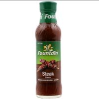 ฟาวเท่น ซอสทำสเต็ก จิ้ม ย่าง Fountain Steak Sauce Gluten Free 250g