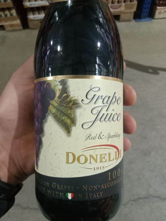 DONELLI SPARKLING GRAPE JUICE W/ PEACH 750ML (ITALY) 124046 Lazada PH