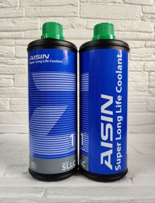 น้ำยาหล่อเย็นหม้อน้ำ coolant Aisin ขนาด1ลิตร สีเขียว