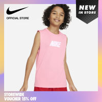 Nike Boys Dri-fit Multi plus Sl Top GX Tee - Coral Chalk  ไนกี้ เสื้อยืดเด็กชาย Dri-fit Multi plus Sl Top GX - สีคอรัลชอล์ค