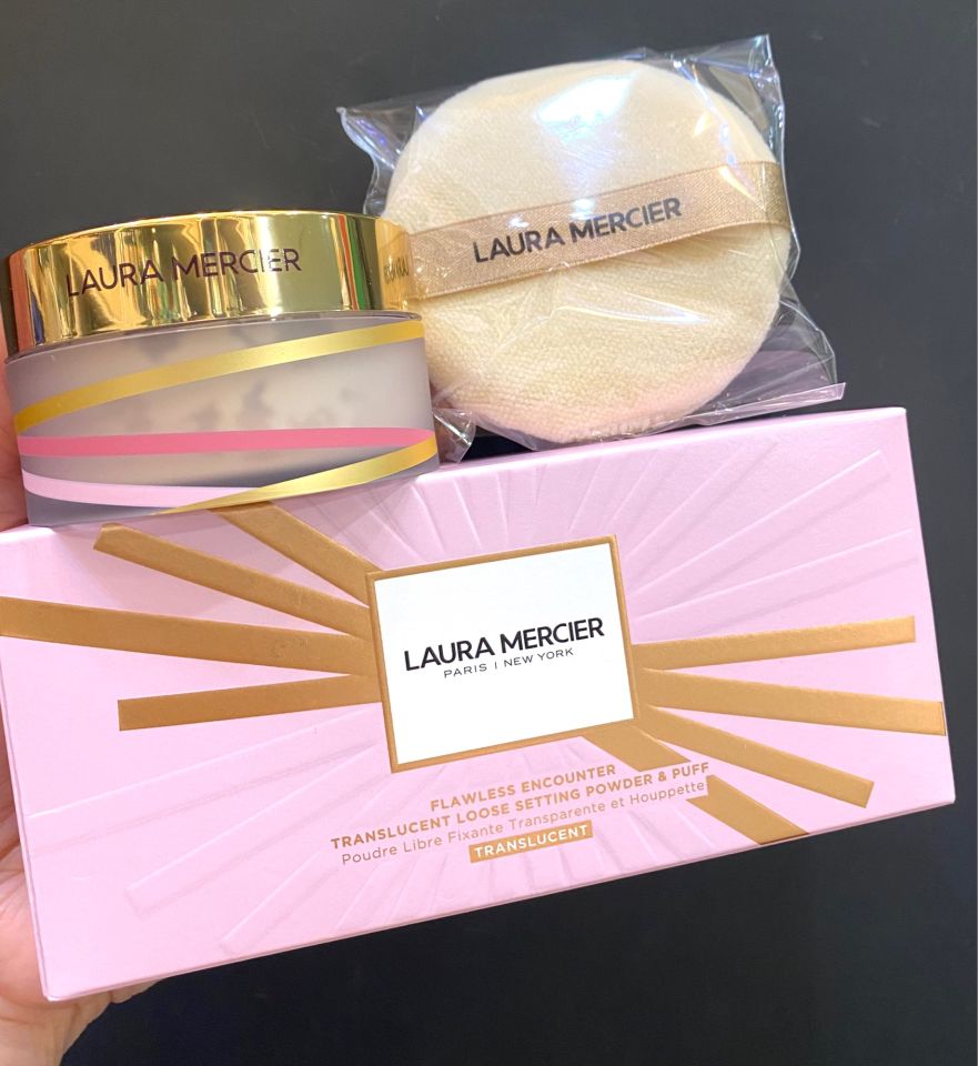 Laura Mercier Translucent Loose Setting Powder & Puff 29g (Limited) |  Lazada.co.th