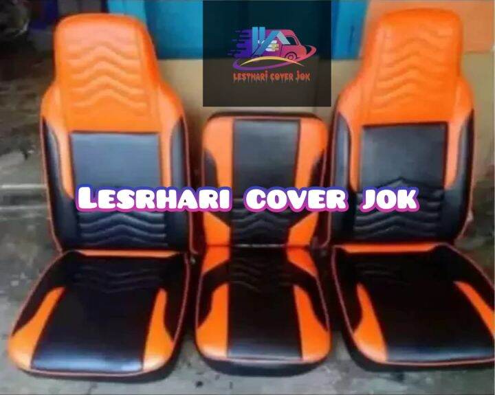 Sarung Jok Mobil Truk Hino Lohan Bonus Sarung Stir Cover Jok