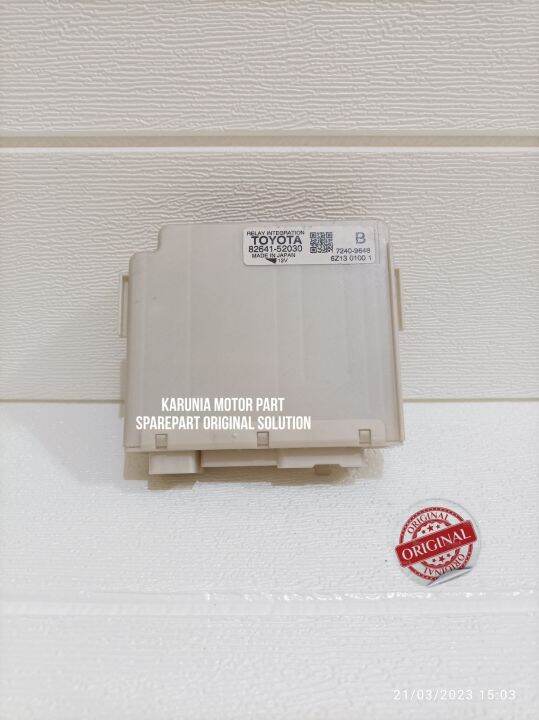 Relay Integration Toyota Sienta Corolla Axio Part Original Lazada