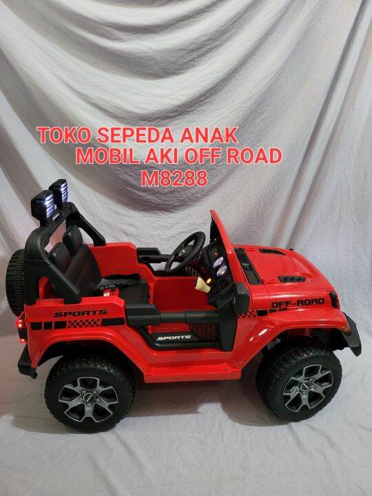 Mobil Aki Anak PMB M-8288 JEEP OFFROAD | Lazada Indonesia