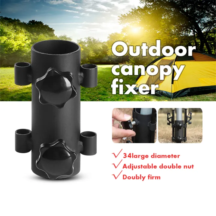 【🇲🇾Stock 】Tent Pole Holder Stabilizer Awning Tarp Flysheet Rod Post Camping Pole Fixed Tube
