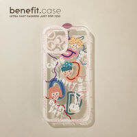 Benefit เคสโทรศัพท์มือถือลายตัวอักษรสไตล์ญี่ปุ่นเกาหลีเหมาะสำหรับคนตัวเล็ก15 iPhone 13PROMAX iPhone 12MINI น่ารัก14PRO MAX นิ่ม11XS MAX รุ่นใหม่ R ซิลิโคน8PLUS ผู้หญิงอินเทรนด์7P นิ่ม