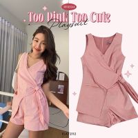 FLAT2112 FF0334 : TOO PINK TOO CUTE PLAYSUIT