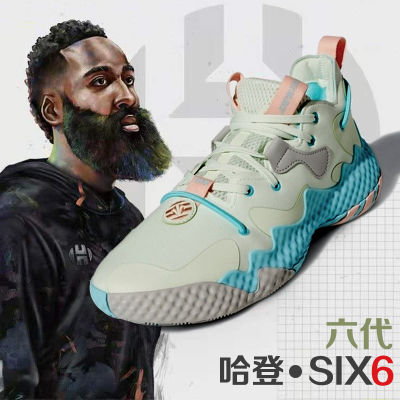 รองเท้ากีฬา harden ของแท้รองเท้าบาสเก็ตบอลรุ่นที่6 harden Vol.6รองเท้ากีฬาหุ้มข้อกันสั่นสำหรับผู้ชาย