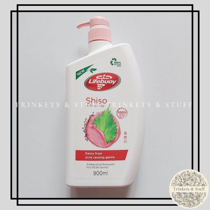 Lifebuoy Shiso & Pink Clay Antibacterial Body Wash 900ml Lazada PH