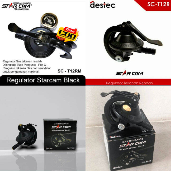 REGULATOR GAS STARCAM/ DESTEC METER DAN NON METER/REGULATOR GAS LPG
