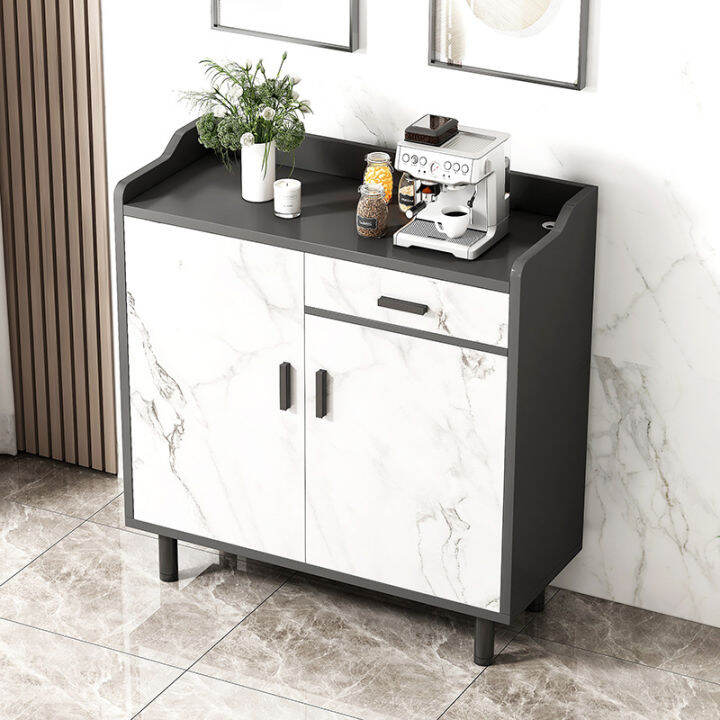 Stone Plate Color Sideboard Living Room Tea Bar Accessible Luxury Small Chest of Drawers