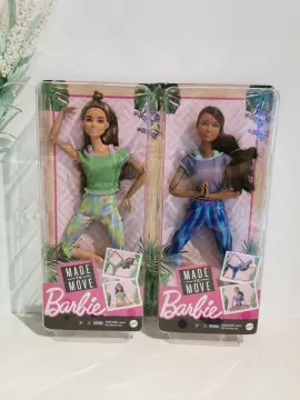 Barbie Made To Move AFRICAN AMERICAN YOGA DOLL Poseable 2021 NEW
