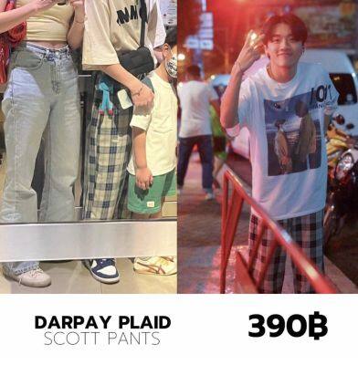 THEBOY-DARPAY PLAID SCOTT PANTS กางเกงลายสก็อต