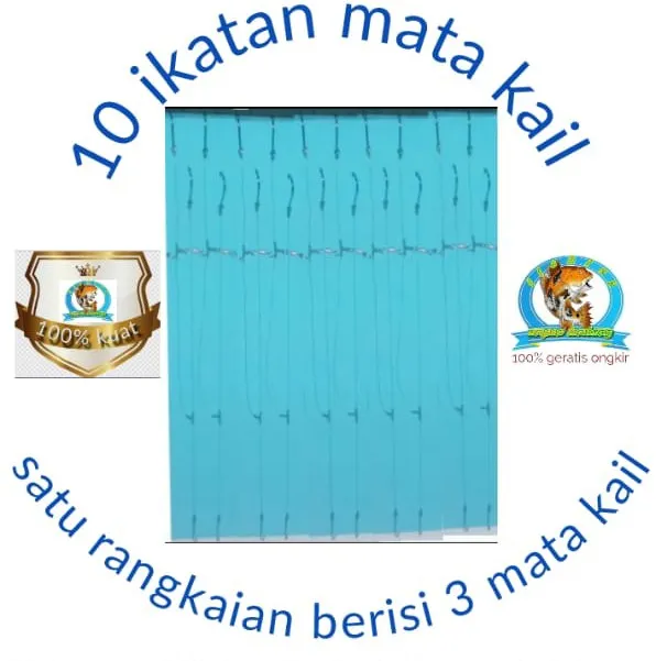 Mata Kail 3 Cabang 1 Set Full Rangkaian Mata Pancing Khusus Ikan Emas Promo Toko Baru Lazada