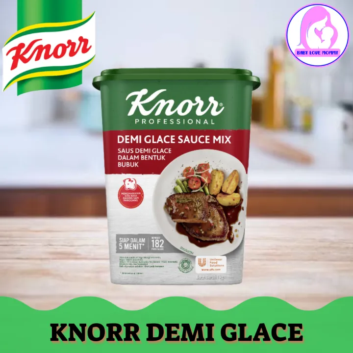 Knorr Demi glace sauce mix 1 kg / bumbu glace beef / saus steak instan