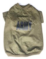 เสื้อหมา พร้อมส่ง ARMY ไซด์ L เสื้อ T-Shirt ทหารหาญ Dog Clothes Pet Dress Costume ใหม่