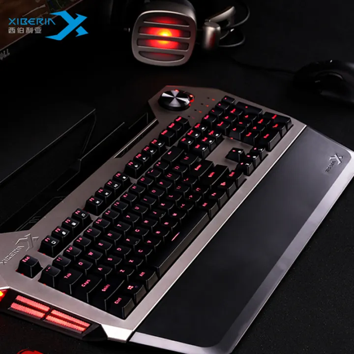 Xiberia Siberia Sumbu Optik Keyboard Mekanis Kabel Gaming ACE Makan ...