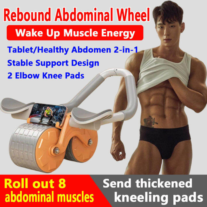 BeginnerElbow Support Rebound Abdominal Wheel fitness equipment With