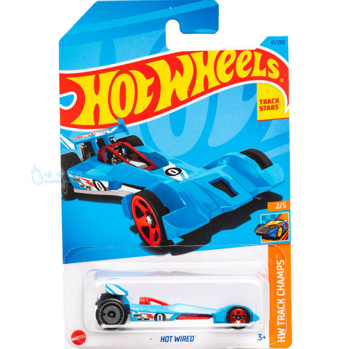 Hot Wheels Small Sports Car Toy Model Boy Gift No. 41 Hot Wired Blue