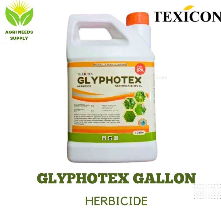 Glyphotex Glyphosate Herbicide/ Weed Control Gallon Lazada PH