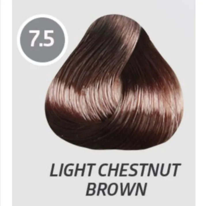 Hbc HairCraft low-ammonia Coloring Cream Light Chestnut Brown 7.5 | Lazada  PH