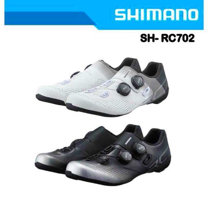 +ถูกชัวร์+ รองเท้าเสือหมอบ SHIMANO RC702 Wide Road Bike Shoes พื้น
