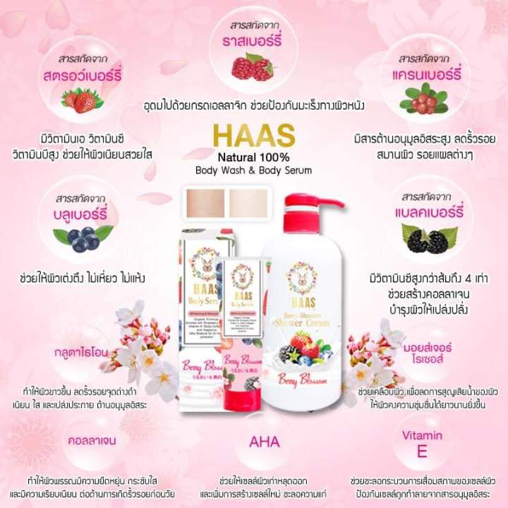 haas-body-serum-และ-haas-shower-cream-กลิ่น-berry-blossom