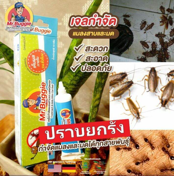 mr-buggie-เจลกำจัดแมลงสาบและมด-cockroach-amp-ants-killing-bait-ยาฆ่าแมลงสาบ-ยาฆ่ามด