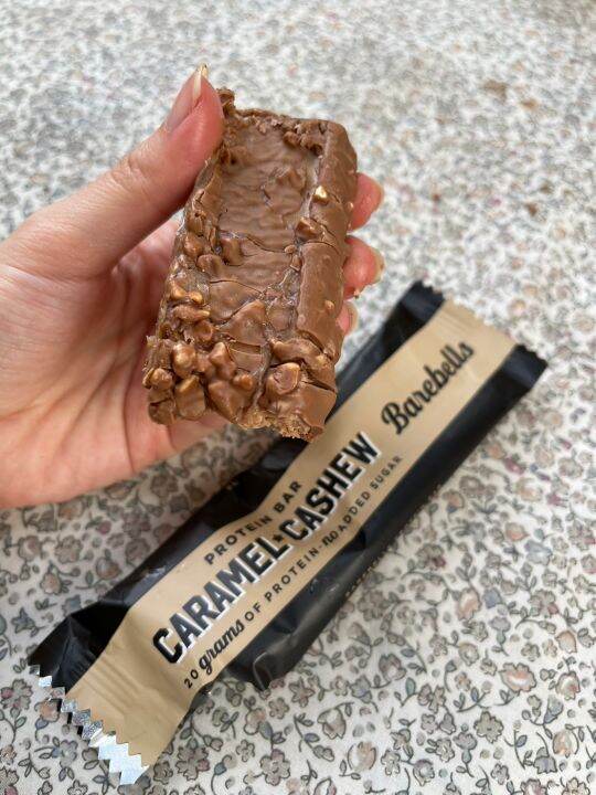 sweden barebells caramel cashew protein bars 20g Protein no sugar added