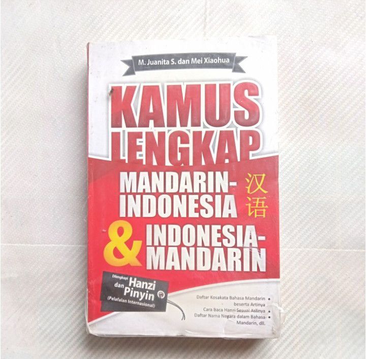 Kamus Lengkap Mandarin Indonesia Plus Hanzi Dan Pinyin Lazada Indonesia 