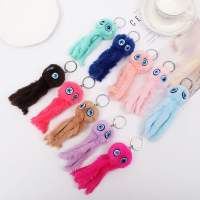 พวงกุญแจปลาหมึก ตัวเล็ก น่ารัก ขายปลีกและส่ง Cute Small Size Octopus Keychain Retail and Wholesale ZY