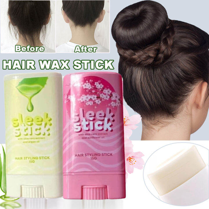 Hair Styling Hair Wax Stick Aloe Vera Sakura Extract Antifrizz Nourish