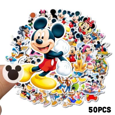 Sticker สติ๊กเกอร์ Mickey Mouse 342 มิกกี้ เมาส์ 50 ชิ้น มิกกี้เมาส์ มิค กี้ เม้า มินนี่  MickeyMouse ตุ๊กตา มิกกี้เมา