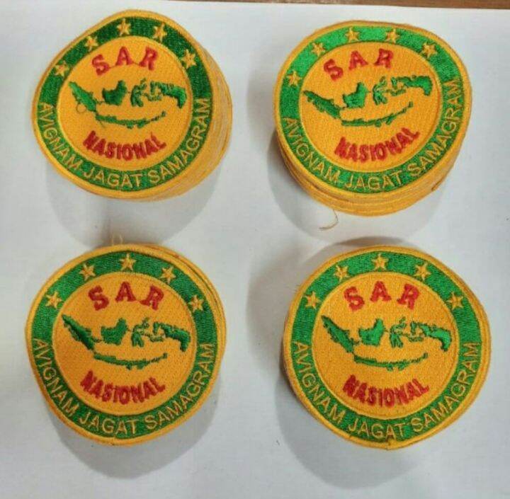 Badge Logo Sar Nasional Bordir Komputer Lazada Indonesia