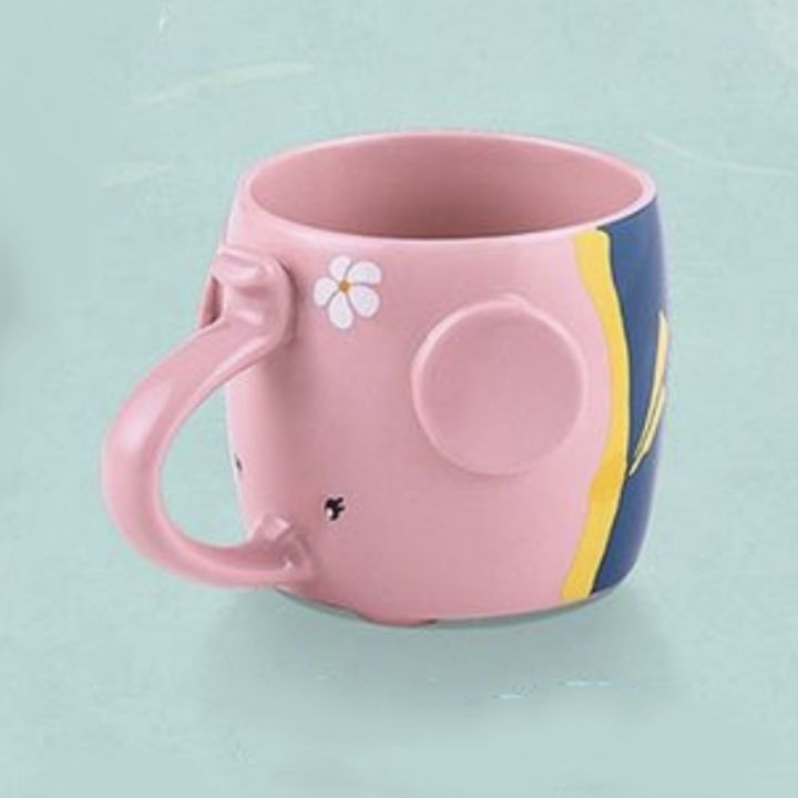 Starbucks Pink Lady Elephant Mug 10oz