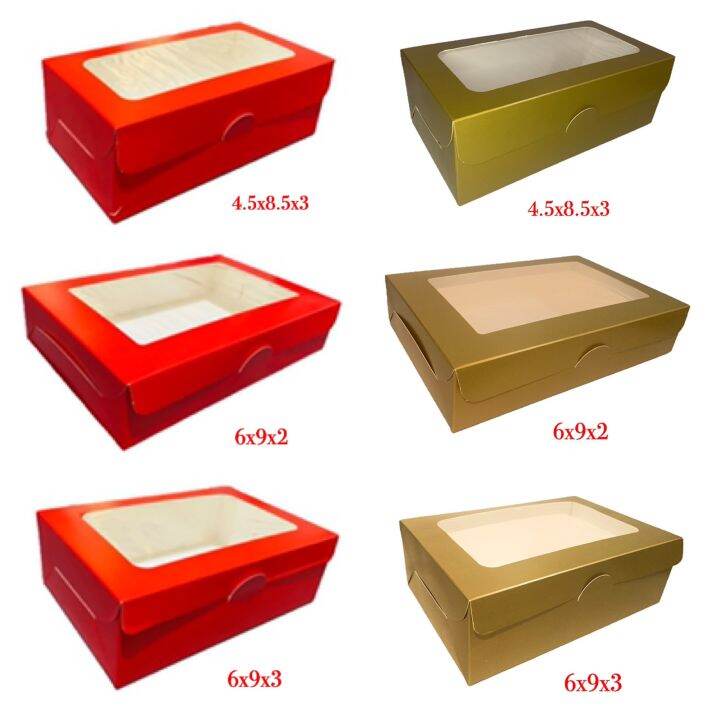 10 pieces 6x9x2 6x9x3 4.5x8.5x3 Cupcake /Loaf Box/ Pastry Box