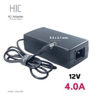 Ac Adapter 12V 4A "HJC" DC Power supply 5.5x2.1mm. อะแดปเตอร์กล้องวงจรปิด แอมป์จิ๋ว XY-AP15H