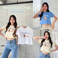 เสื้อยืดทรง Baby Crop ลายน่ารัก ผ้า Cotton 100% นุ่มใส่สบายมาก