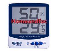 Thermometer TH02A DIGICON DIGICON มิเตอร์วัดอุณหภูมิ และความชื้นแบบอิเล็กทรอนิกส์