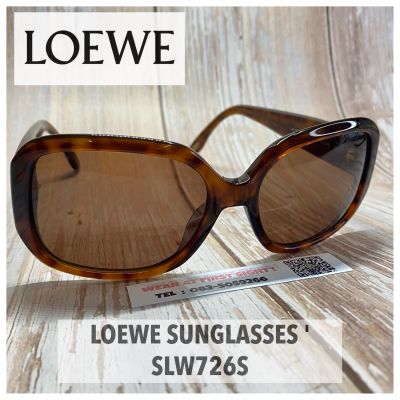 LOEWE Sunglasses แว่นตากันแดด LOEWE 🌂 ของแท้100% รับประกันศูนย์ 1ปี  - แว่นตา Loewe รุ่น SLW726S / 09TA