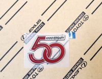 สติกเกอร์ Logo 50 ปี ของแท้ Toyota