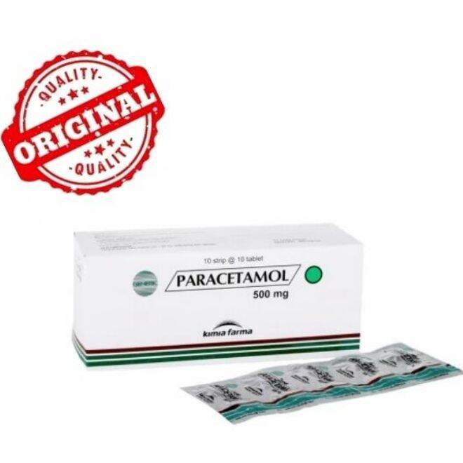 paracetamol 500mg kimia farma 1 strip isi 10 tablet Lazada Indonesia