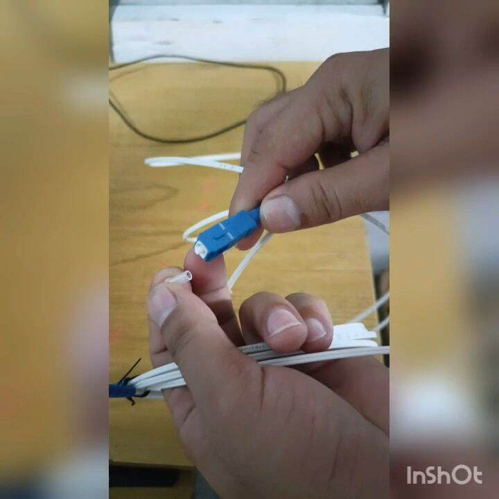 Fiber optic cable for pldt sc upc 2 steel guided Lazada PH