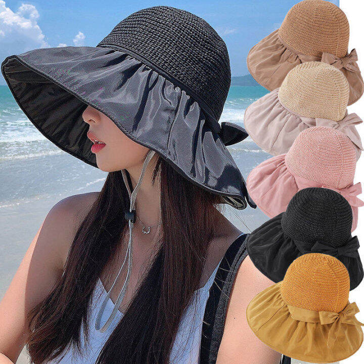 Polyester sun store hats for women