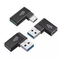 OTG อะแดปเตอร์ USB 3.0ประเภท C หญิงไปยัง USB 3.0 Converter 10Gbps ประเภท C ถึง USB 3.0 90องศามุมสำหรับ USB C OTG Connector