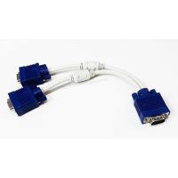 สาย Y Vga Splitter Cable 1ออก 2จอ สายแยกจอ VGA 2Port