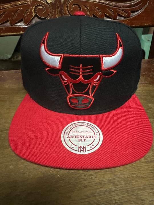 michell n ness chicago bulls big logo old released snapback | Lazada PH
